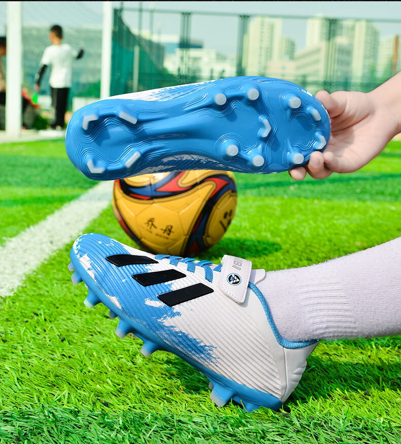 儿童踢足球鞋小学生男女训练女生比赛青少年专用女童碎钉球鞋女孩a328