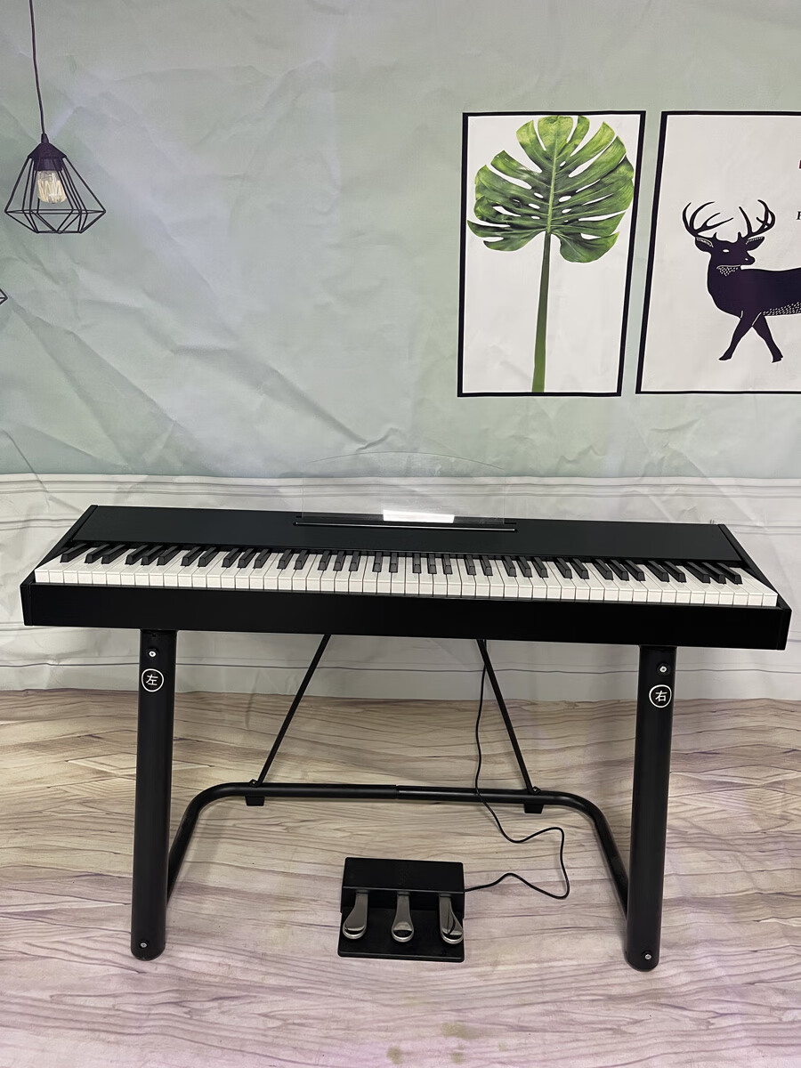 雅马哈便携考级电钢琴雅马哈智能电钢琴88键盘重锤成人家用初学者幼师