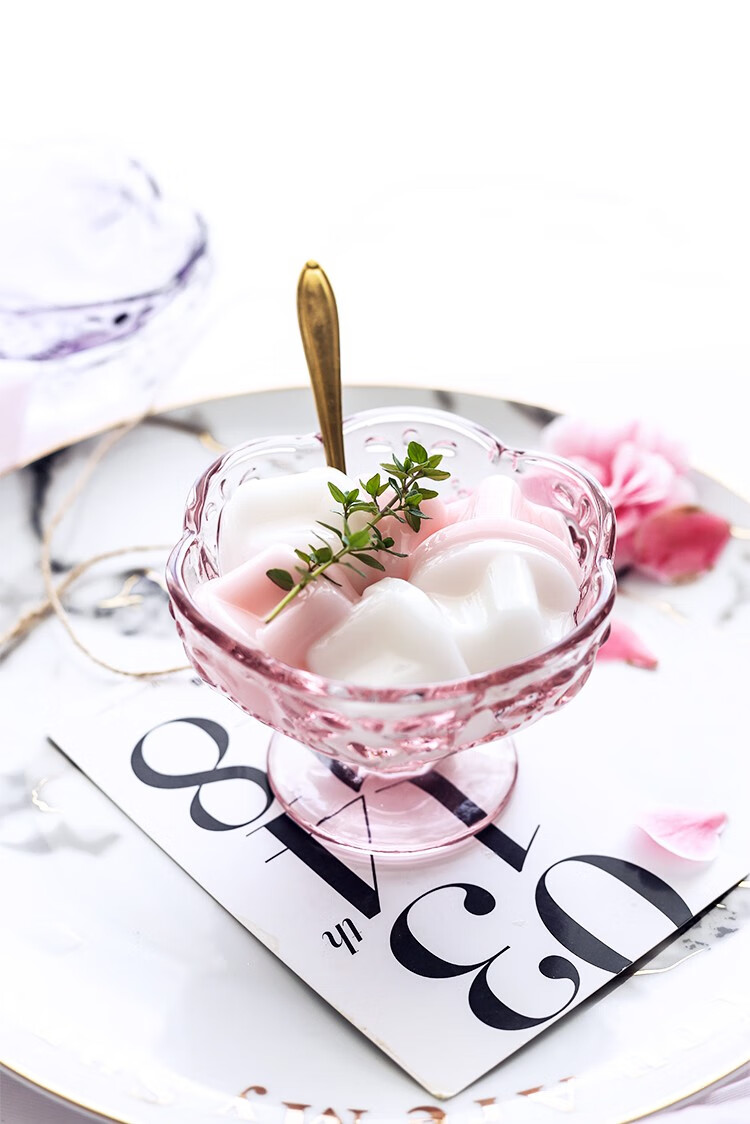 高脚杯 水果杯 果汁杯 甜品酸奶杯 甜品杯 雪糕杯 玻璃杯 冰沙杯奶昔