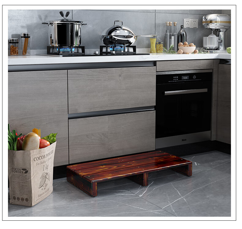 办公室脚踏板实木脚踏垫脚凳台阶神器脚踏板厨房脚踩垫脚台定制803015