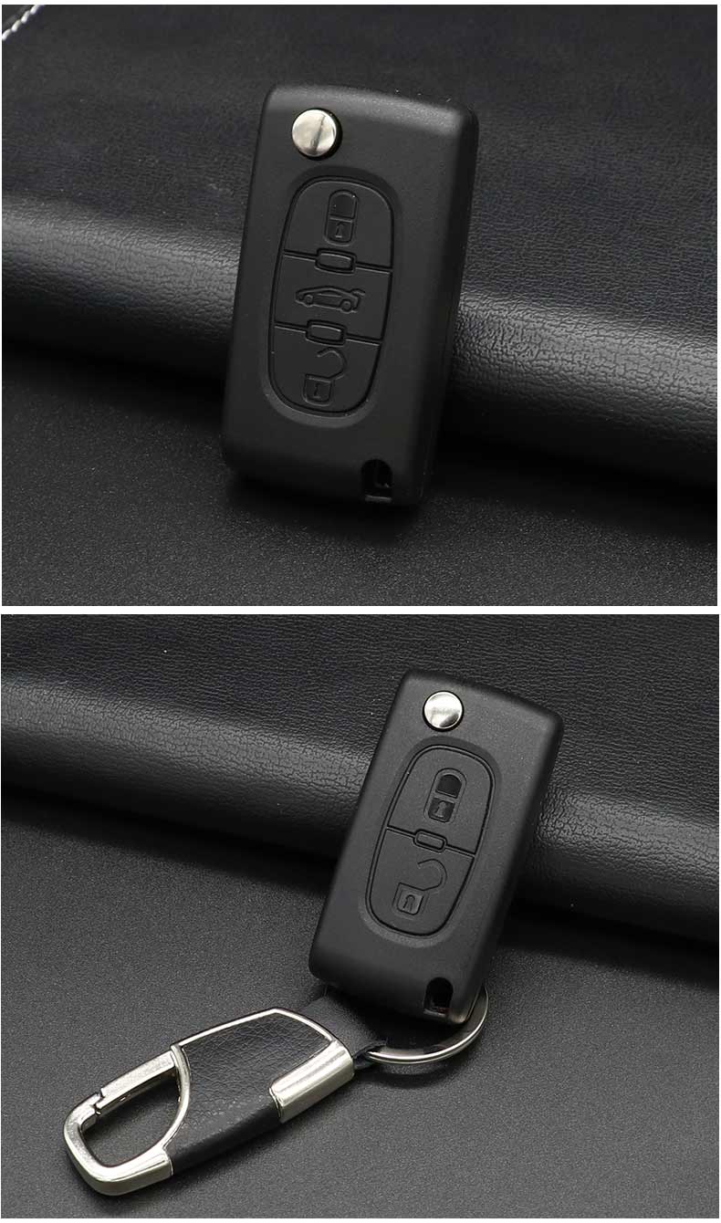 适用于标致307标志308408雪铁龙世嘉c4凯旋c5汽车遥控器钥匙外壳改装