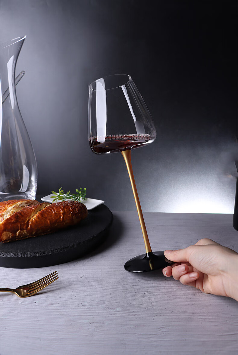 高端轻奢新款创意红酒杯家用高脚杯水晶勃艮第酒杯欧式红葡萄酒杯230