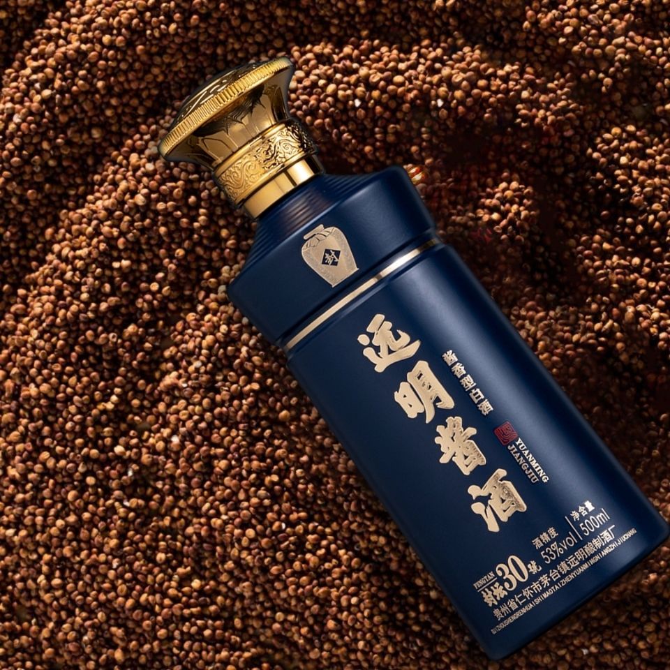 大胡子酱酒 远明酱酒封坛30酱香型53度 纯粮白酒一瓶2瓶6瓶 整箱装(6