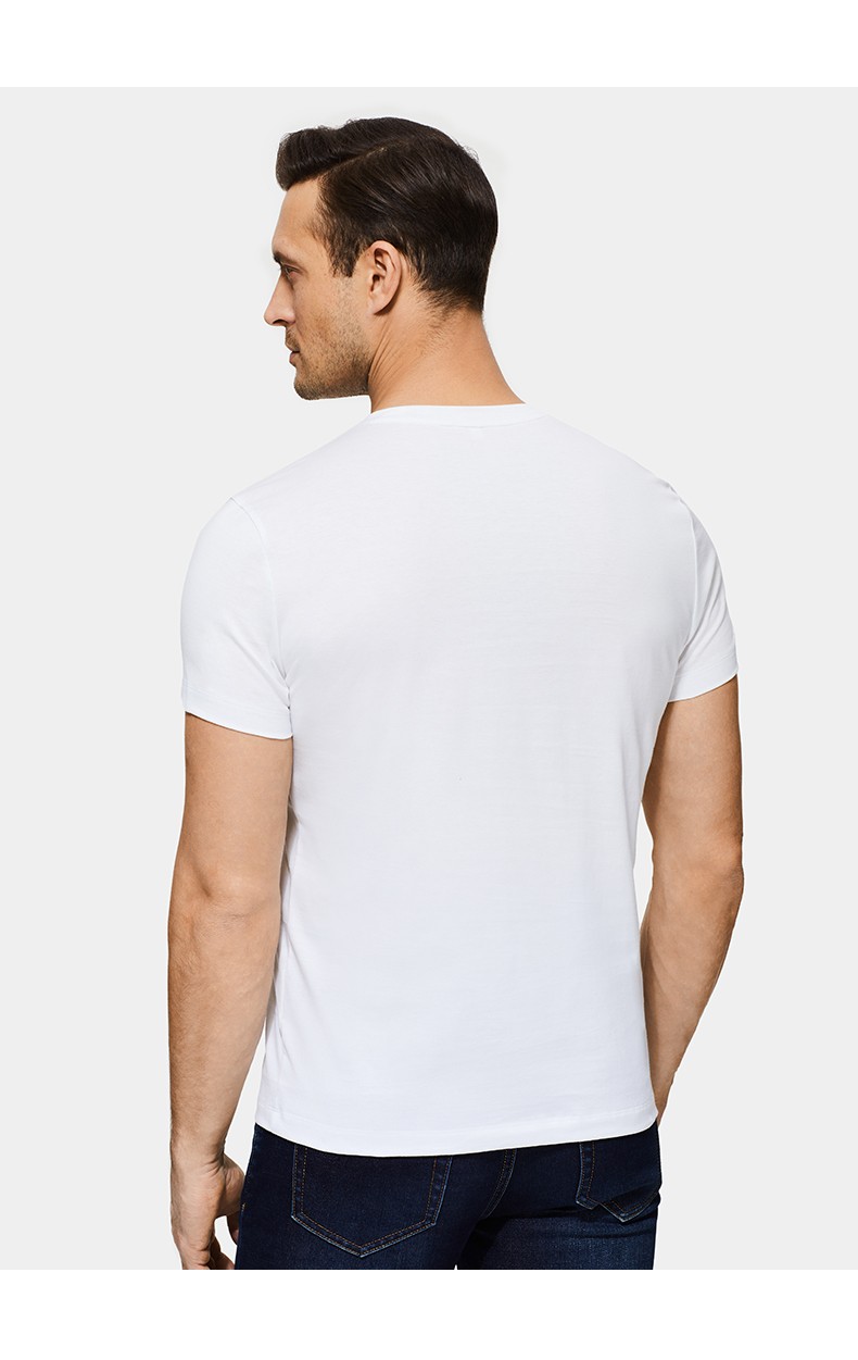 【官方发售】zero零度男装男士休闲t恤简约经典时尚短袖潮流百搭 粉色