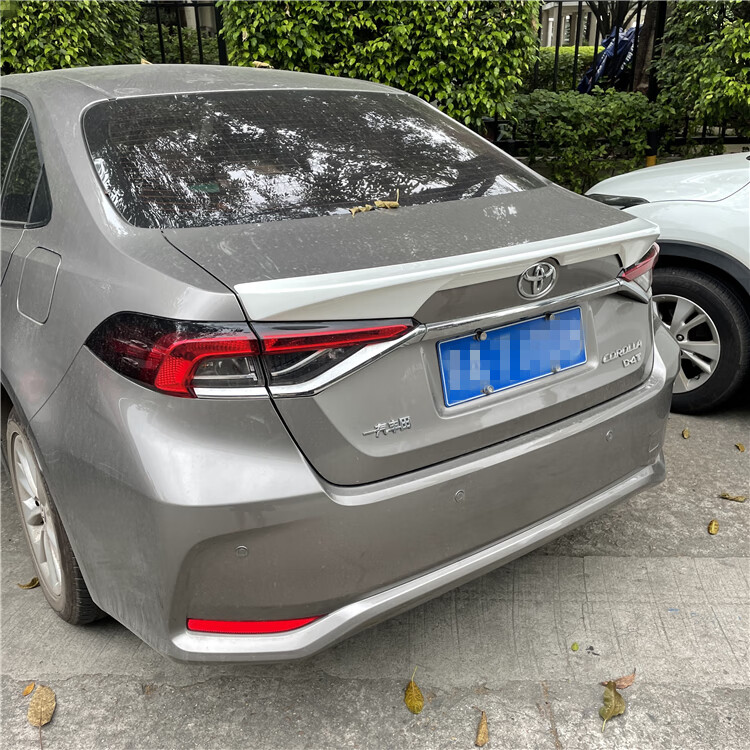 适用于适用于2021款卡罗拉尾翼19-21款款 新丰田大压尾 原厂款:亮黑色