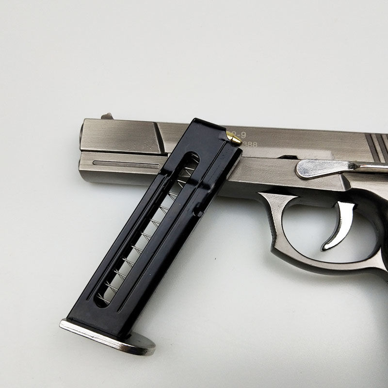 05大号抛壳中国92式模型儿童玩具枪全金属可拆卸不可发射 抛壳92枪色