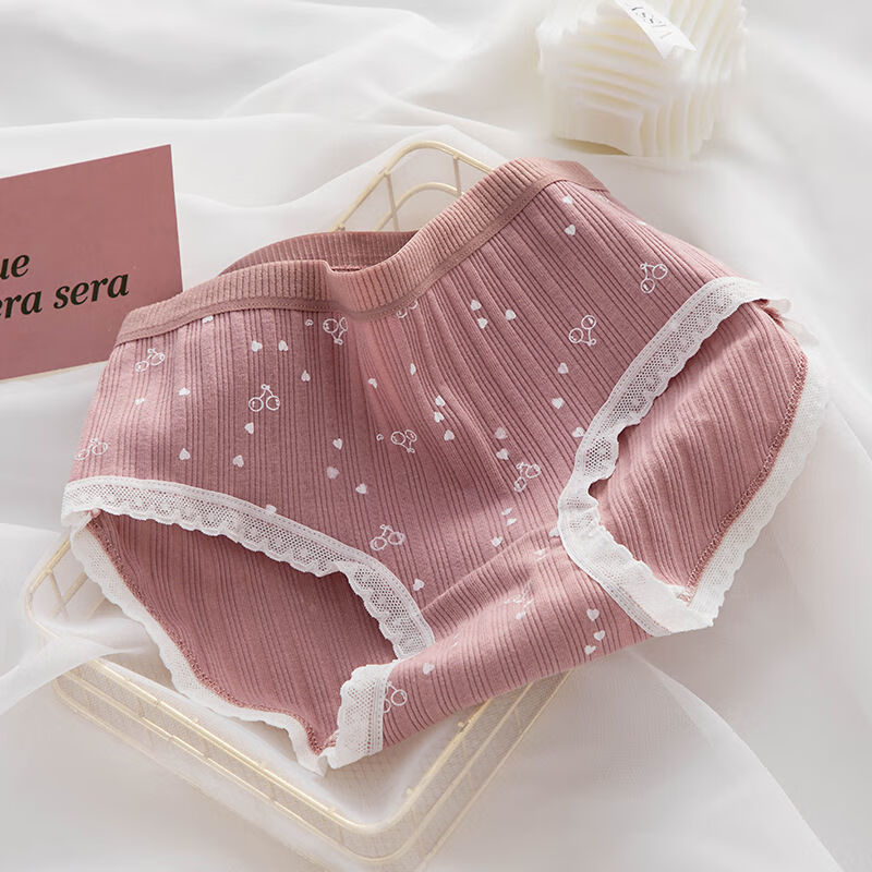 谊顾女孩内裤131525条学生内裤女棉高中初中生韩版少女可爱女士内短裤