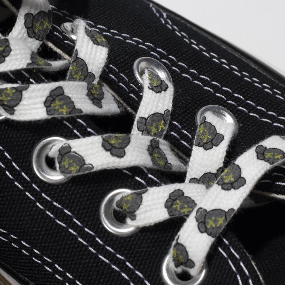 适配匡威1970s鞋带kaws 芝麻街可爱卡通创意 aj1 af1花色图案鞋带