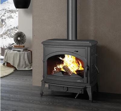 独立壁炉真火燃木别墅壁炉取暖器欧式铸铁火炉壁炉架促销 款式二勒托