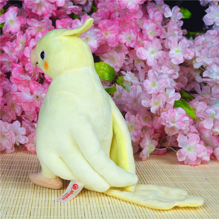 可爱玄凤鹦鹉玩偶公仔鸡尾鹦鹉仿真动物毛绒玩具模型女孩礼物礼品