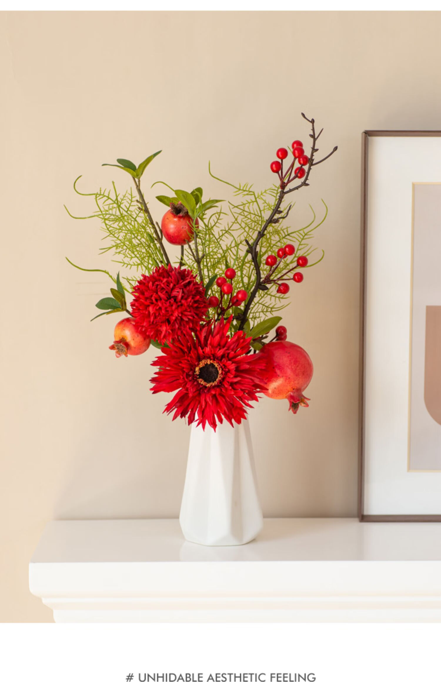 熠文 向日葵仿真花摆放装饰绢花塑料花假花摆件电视柜干花餐桌花摆花