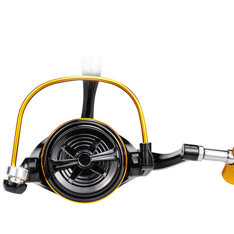 【全金属头】纺车轮鱼轮金属线杯海杆轮渔线轮金属线杯海钓路亚轮 3号