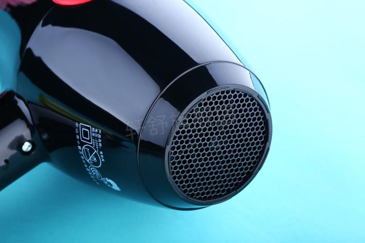 小霸王电吹风机大功率1600w冷热风家用发廊理发店吹风筒黑色配集风嘴