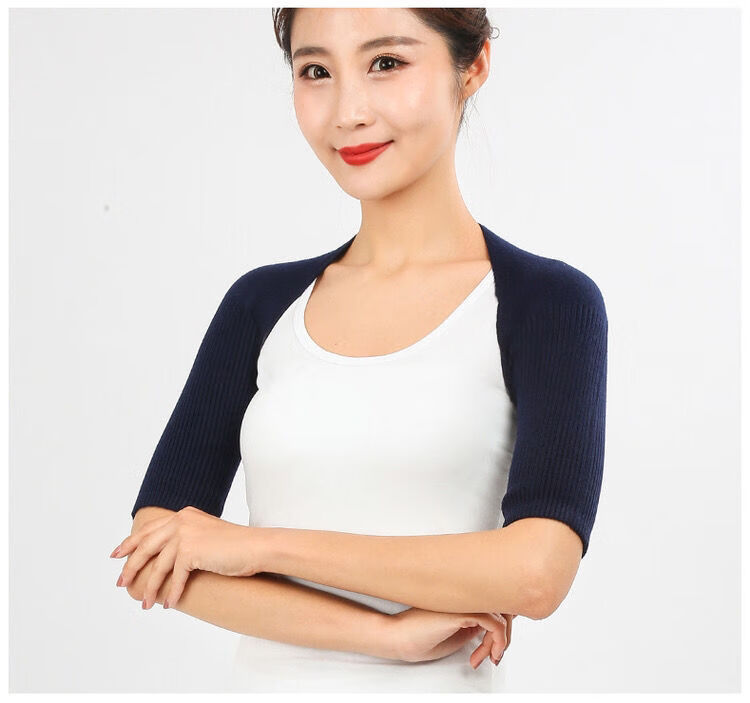 夏季护胳膊肩手臂套保暖披肩护肩膀保暖睡觉防寒湿护肩颈椎坎肩防风薄