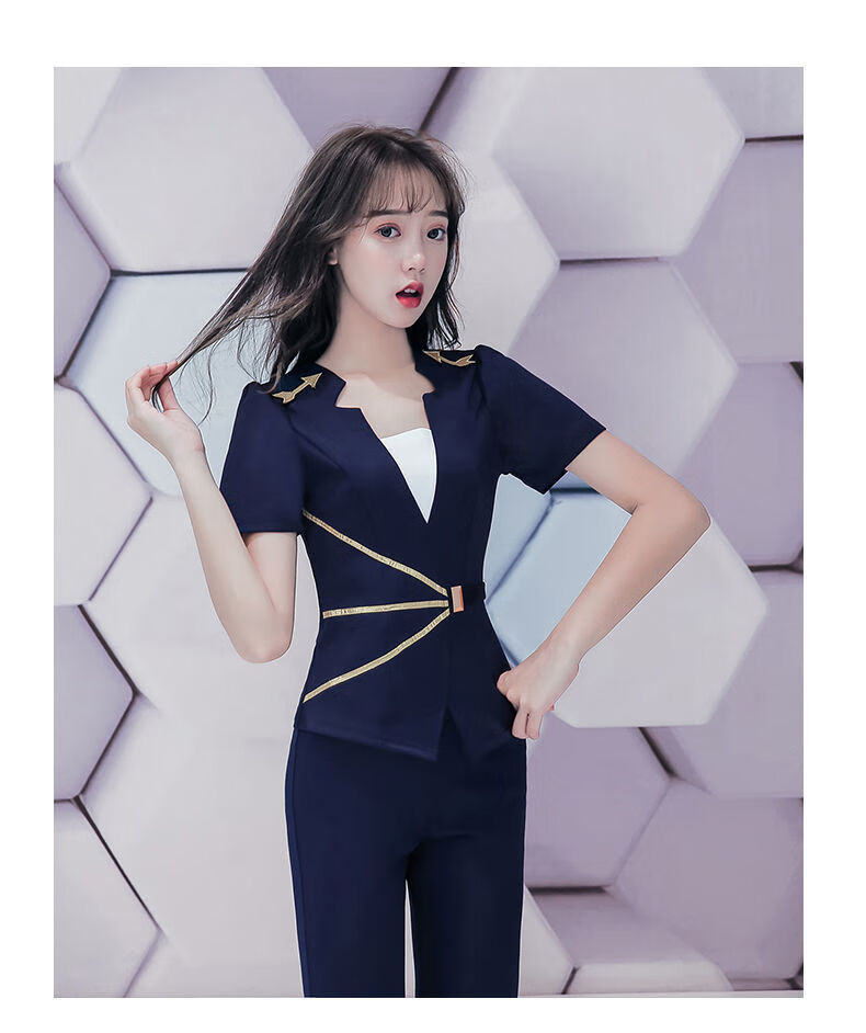 精选足浴技师工作服足疗按摩洗浴ktv沐足工衣spa职业女装套装气质乐迪