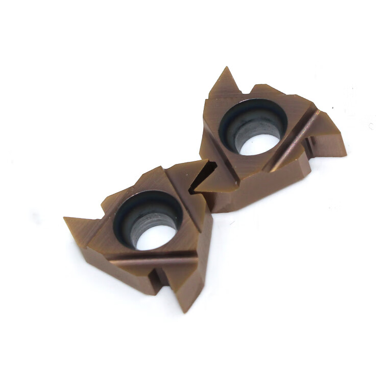 硬质合金螺纹刀片株洲数控刀片内螺纹车刀硬 白色 11irag55铝用55度