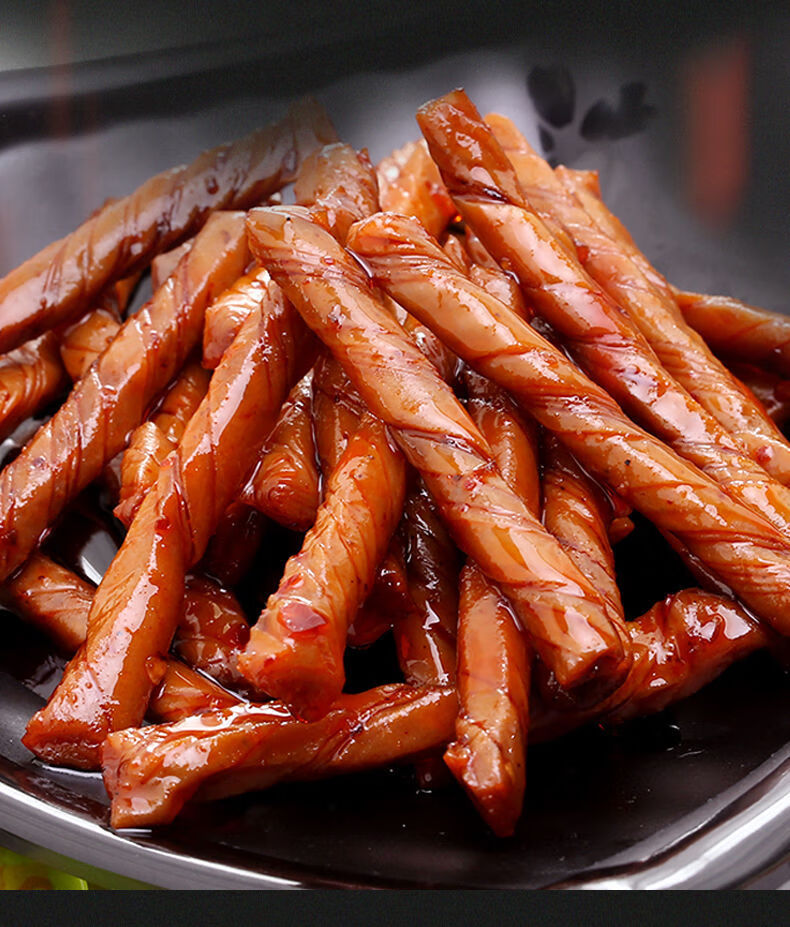 麻辣零食豆筋辣条小时候素肉相思卷豆干老式大辣片休闲食品烧烤味25g