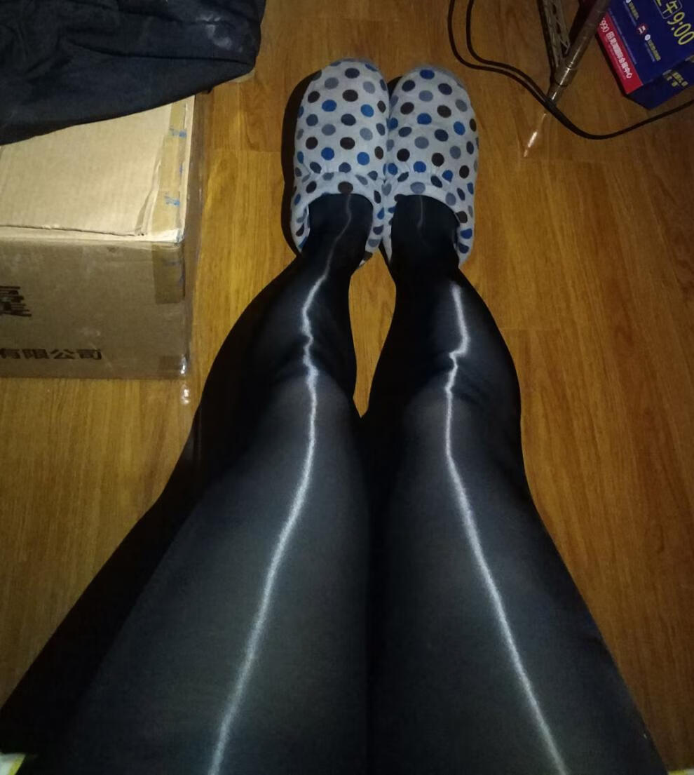 洛芊油光闪亮连体裤袜丝滑紧透明打底裤薄袜高密女大码神裤春 1条肤色