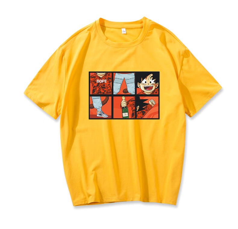 【东鑫逛以联名supreme】自主品牌悟空短袖t恤男七龙珠联名潮牌纯棉