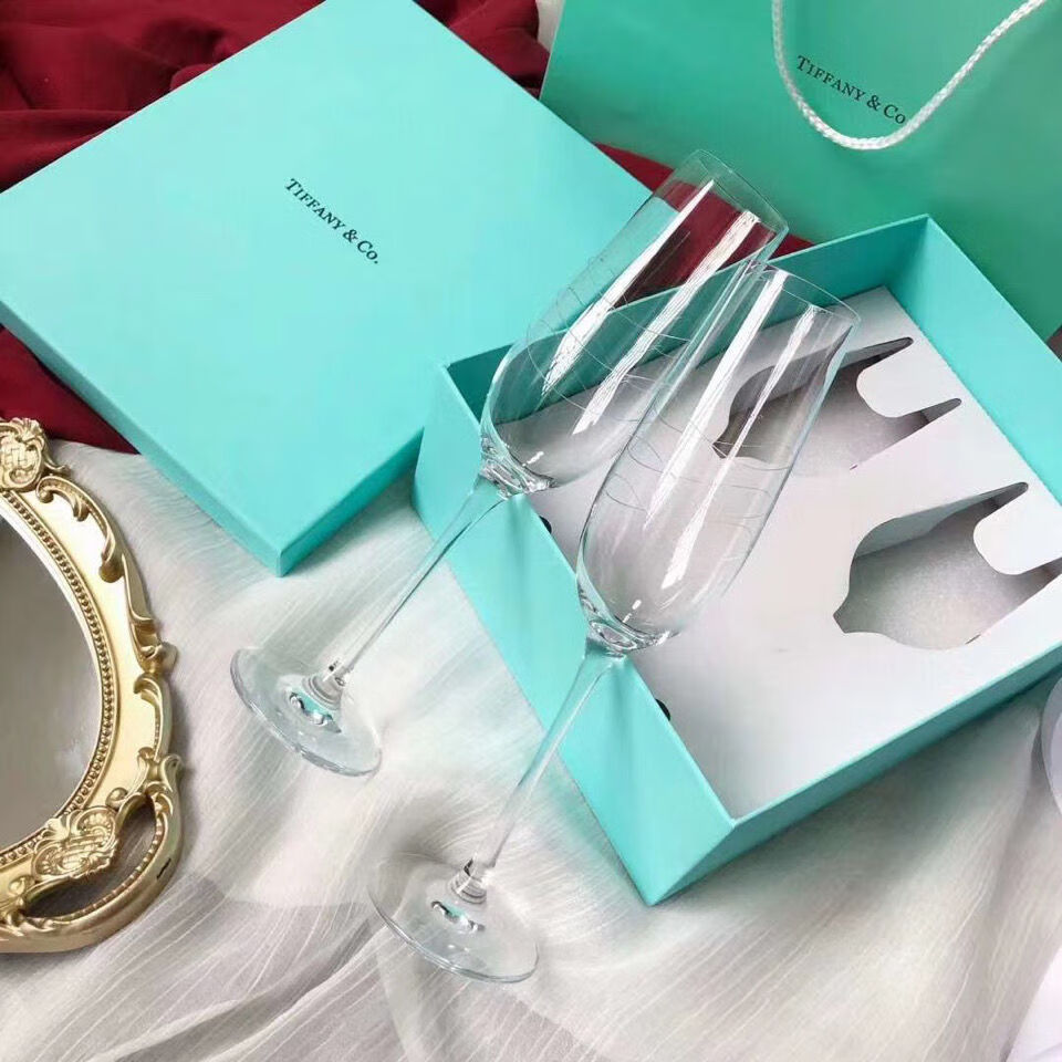 蒂芙尼tiffany香槟杯对杯结婚礼物订婚伴手礼生【图片 价格 品牌 报