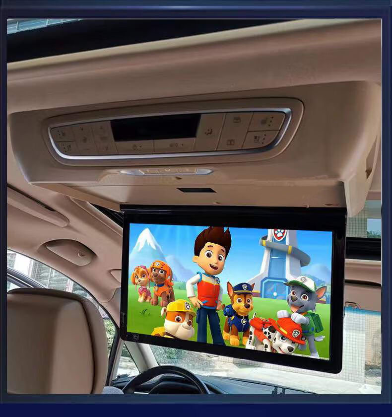 别克gl8吸顶电视专用智能电动车载播放器173寸显示屏156手动折叠