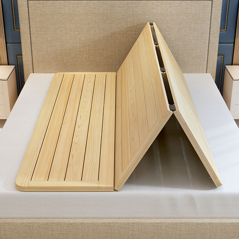 纳贝菲床板实木加厚折叠经济型排骨架单人15米双人18米硬木板床垫板式