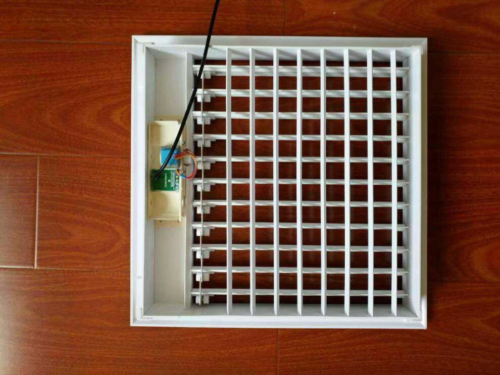 中央空调出风口百叶电动风口遥控电动风口自动铝合金尺寸可定制 300*