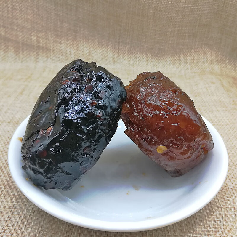 云舵 江西上饶特产豆豉粿南瓜干农家传统辣味零食下稀饭圆豆豉粿500g