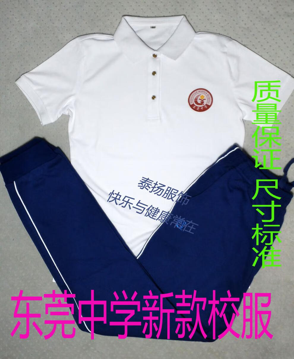 2021东莞中学高中初中南城中学分校服纵樾短袖裤夏季秒冬校服 东莞