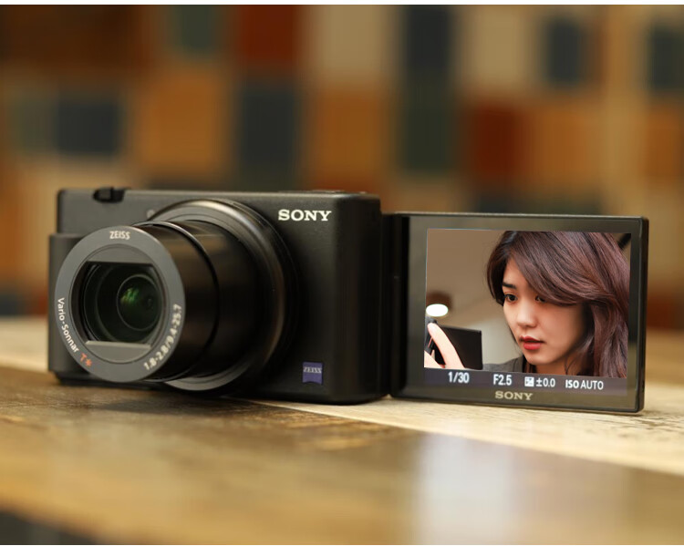 索尼(sony) zv-1 高清摄影数码自拍美颜vlog相机微单外观索尼zv1 白色
