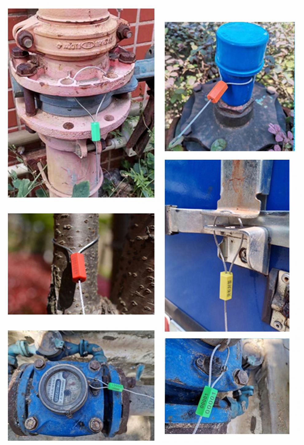 油罐车铅封 一次性钢丝封条铅封施封锁物流锁签苗木扎带防盗扣油罐车