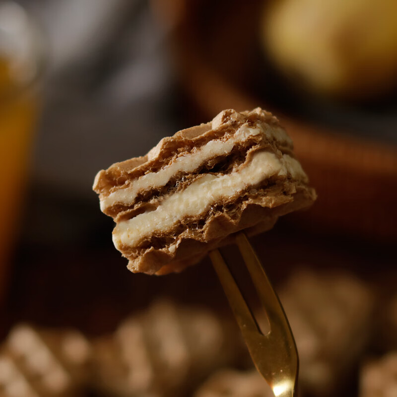 抖音同款达尔顿冰魔方日式迷你威化饼干冰淇淋奶酪休闲零食品年货十二