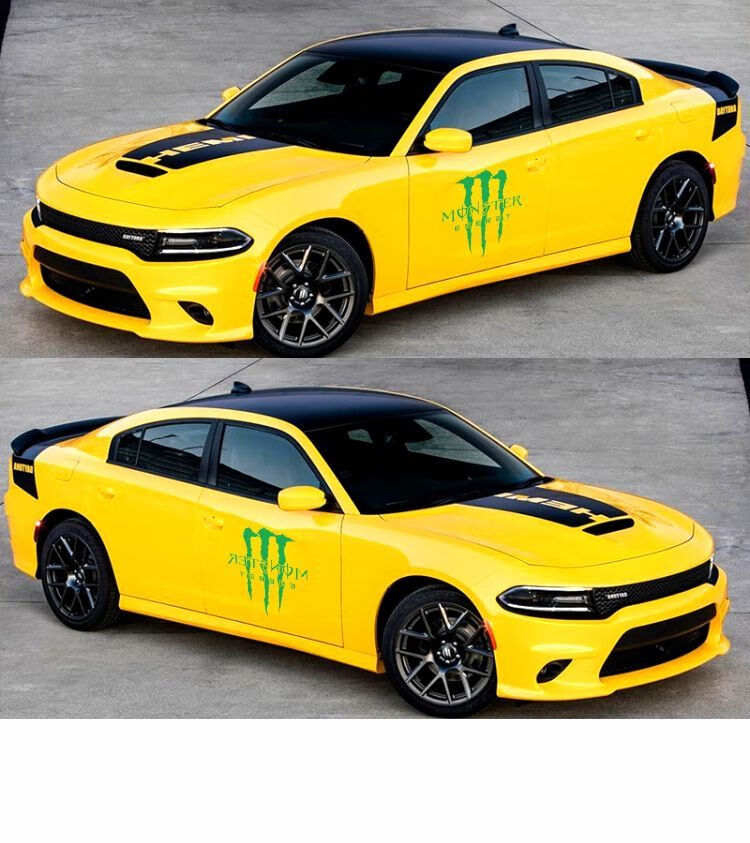 汽车鬼爪贴纸魔爪后挡风玻璃车贴个性后窗三角窗潮流车身两侧拉花