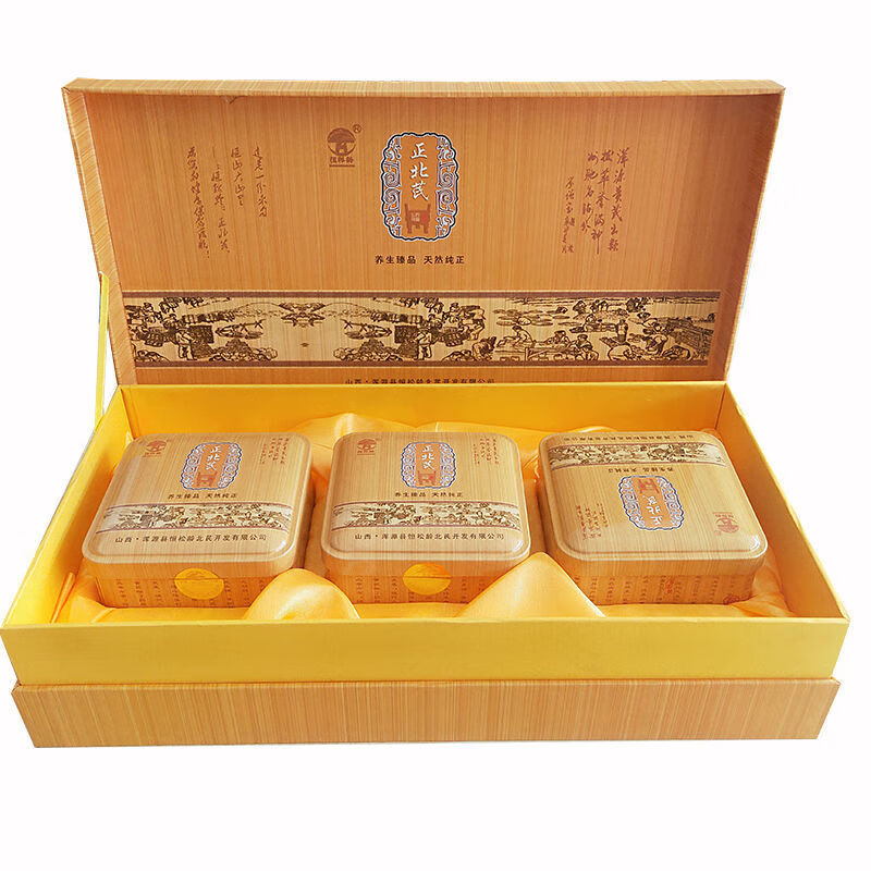 浑源黄芪恒山正北芪 山西大同特产野生天然绵黄芪180g铁罐礼盒 180g