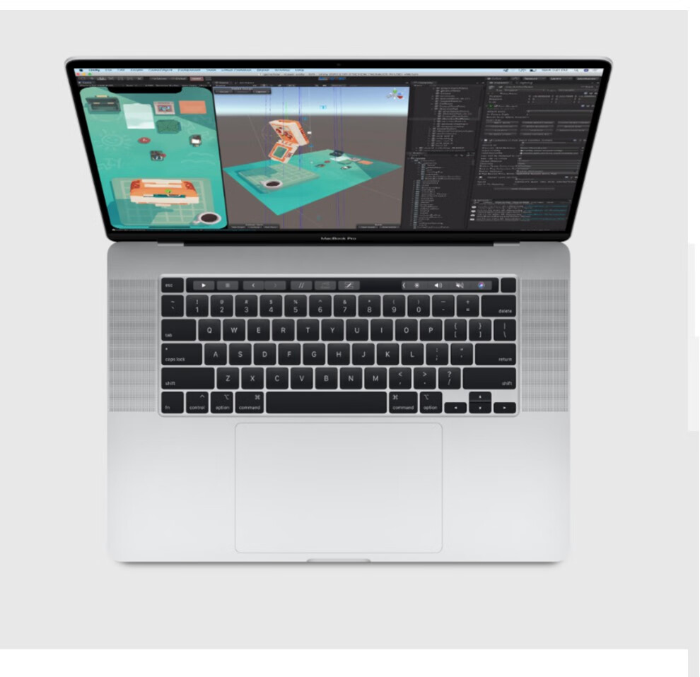 apple macbook pro 16英寸 2019新款笔记本电脑 定制机 灰/amd5500配