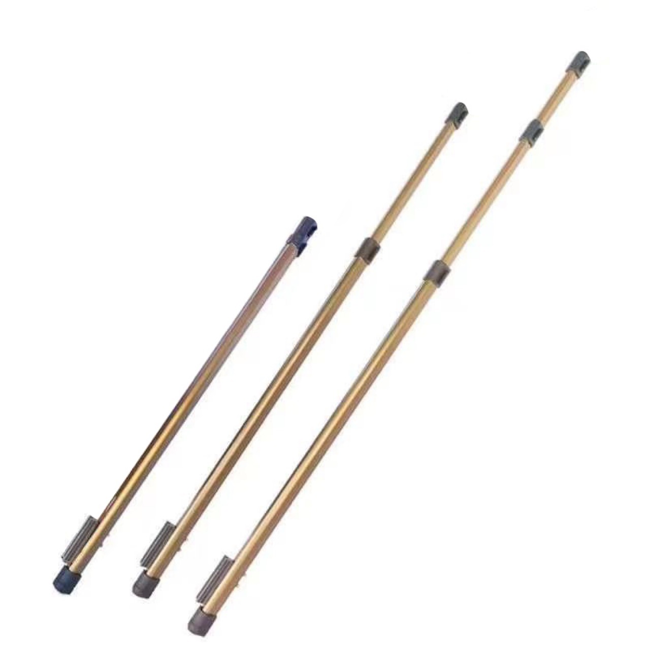 弹弓伸缩杆直拉杆三节伸缩长弹弓打窝器户外弹弓配件批发高精度扁皮