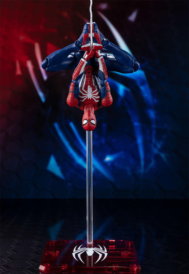 兰如shf漫威复仇者联盟蜘蛛侠1:1升级战衣关节可动玩具模型2022新款