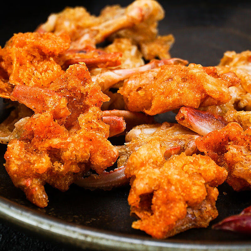 零食小螃蟹炸酥脆蟹36g袋椒盐海味即食海鲜小吃原味