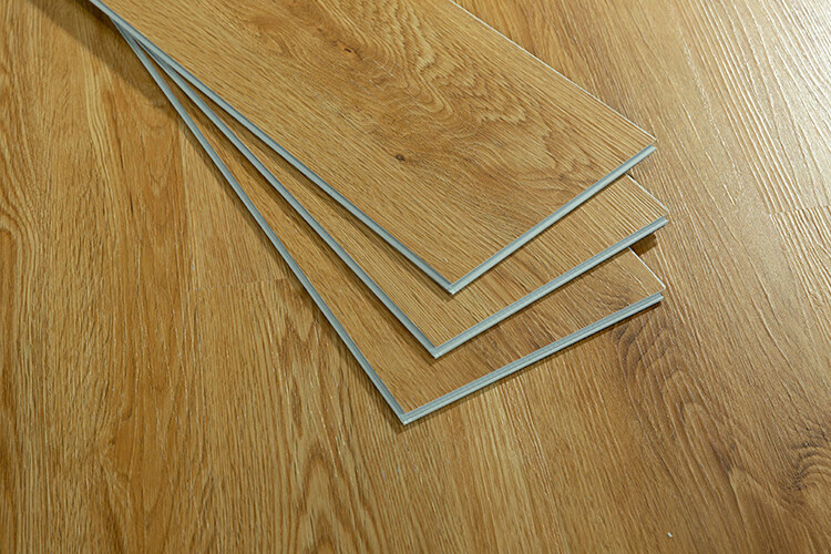 spc锁扣石塑地板耐磨水家用pvc卡扣石晶免胶塑料地板翻新黑色艾姗