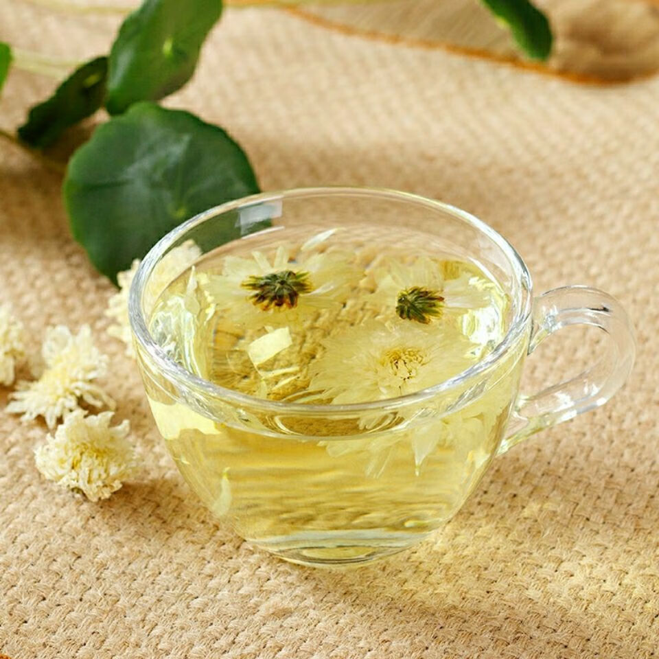 60啡晨杭菊花杭白菊朵菊花菊花茶泡茶中药材100g克sn7592杭白菊500