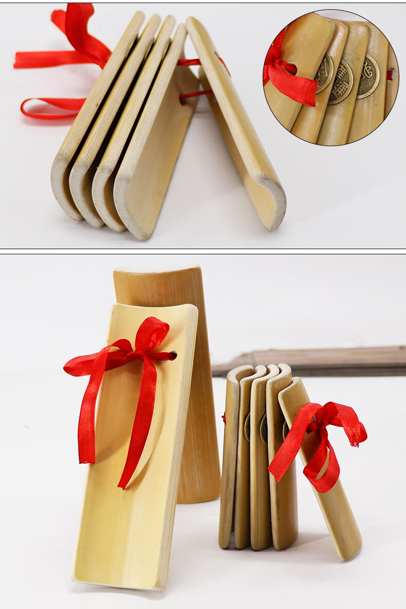 初学儿童红绸小快板儿宝宝入门相声表演口才幼儿园德云社响板乐器定制