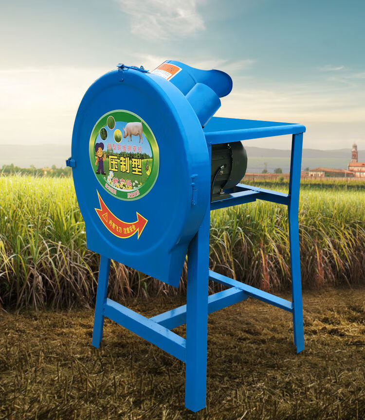 铡草机 铜芯猪草机家用切碎机青饲料小型切草机铜猪草机猪草切碎机
