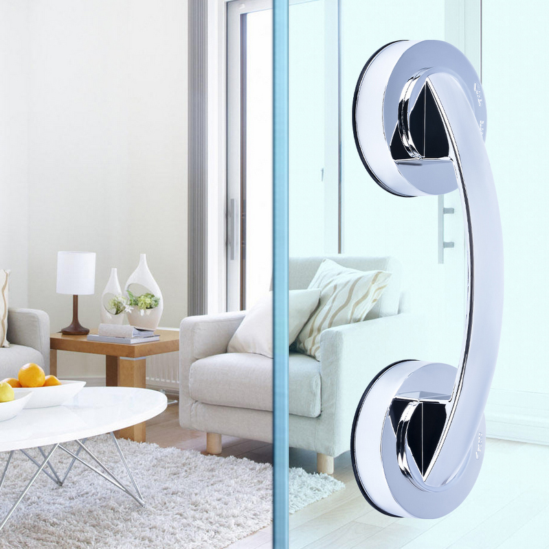 抖音多功能吸盘手把手推拉玻璃门把手吸盘强力多功能吸盘把手拉手 深