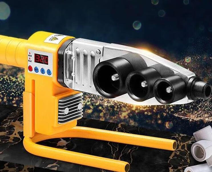 水管电烙铁pvc加热器热熔器焊接机ppr半自动pe管对接机热管热熔枪pvc