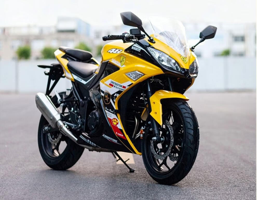 定制川崎款式小忍者款式摩托车跑车国四宗申200电喷版重型趴赛街车