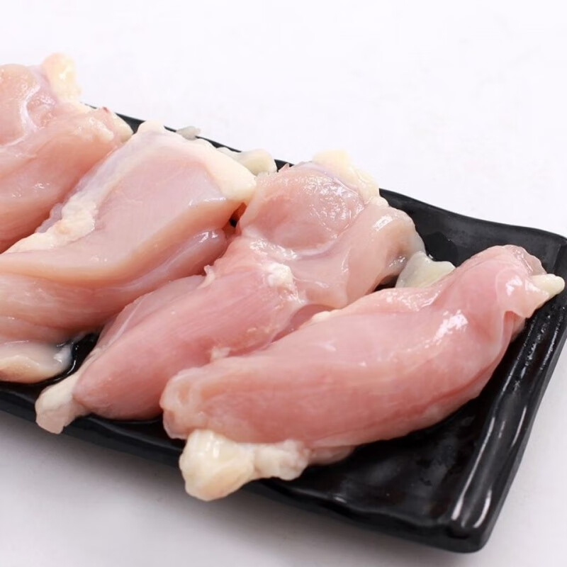 新鲜去皮去骨鸡腿肉汉堡3斤装带皮鸡腿肉