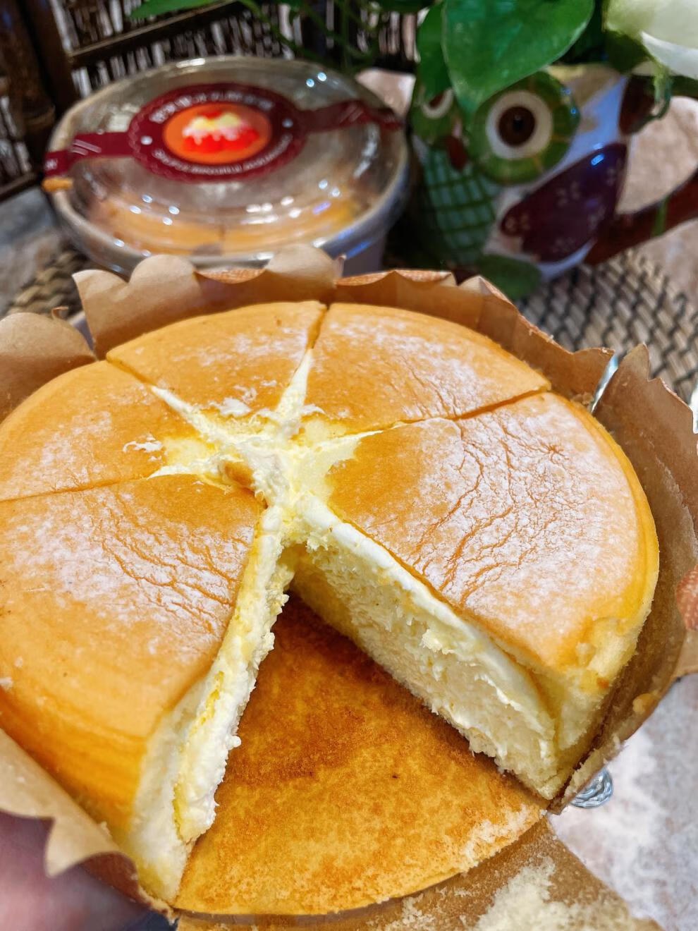 舒芙里 冰乳酪戚风蛋糕 6寸*2盒 网红零食奶油糕点顺丰 原味冰乳酪