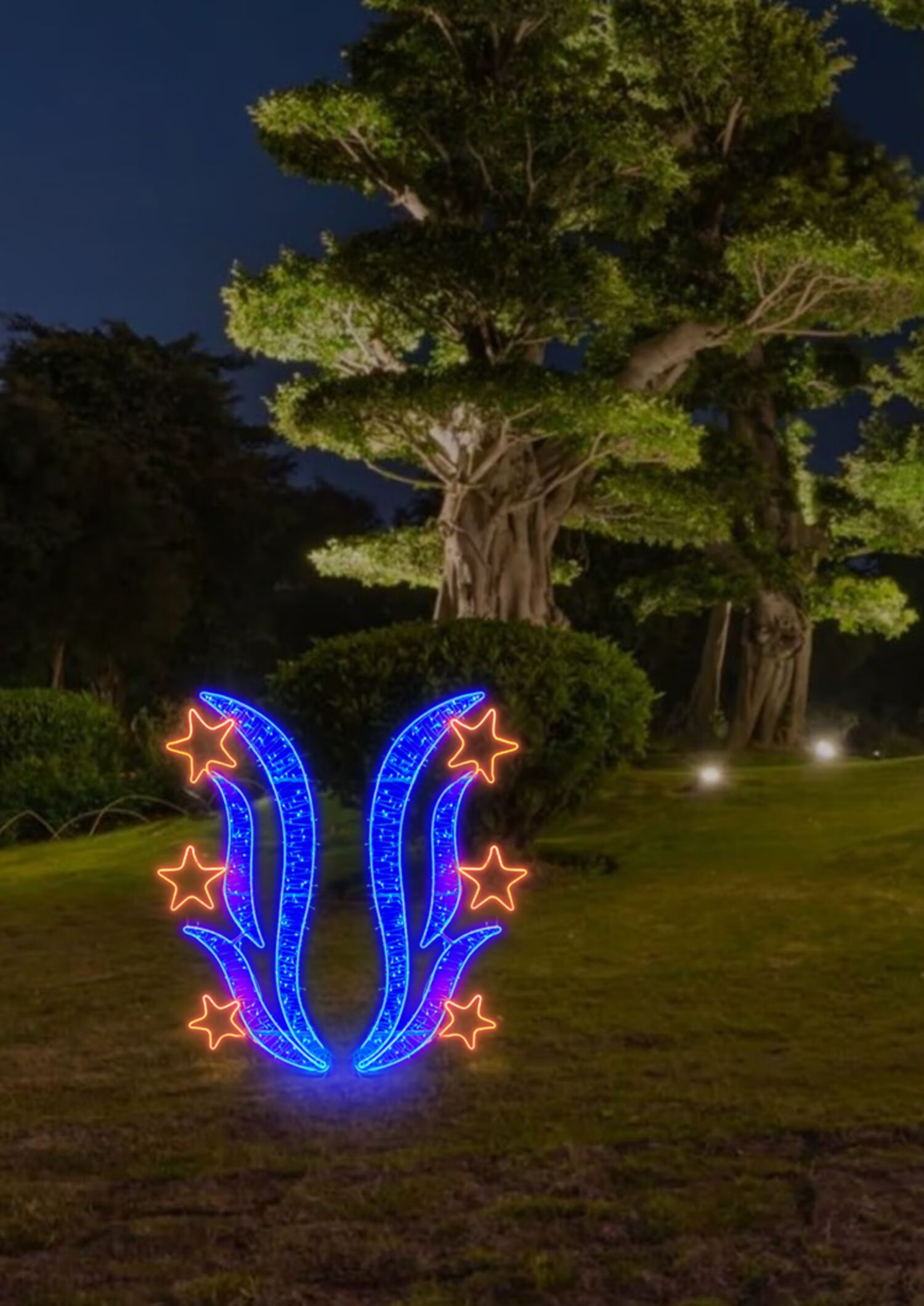 晚仪工程景观防水led造型灯公园草坪夜景户外灯光节亮化灯植物装饰灯