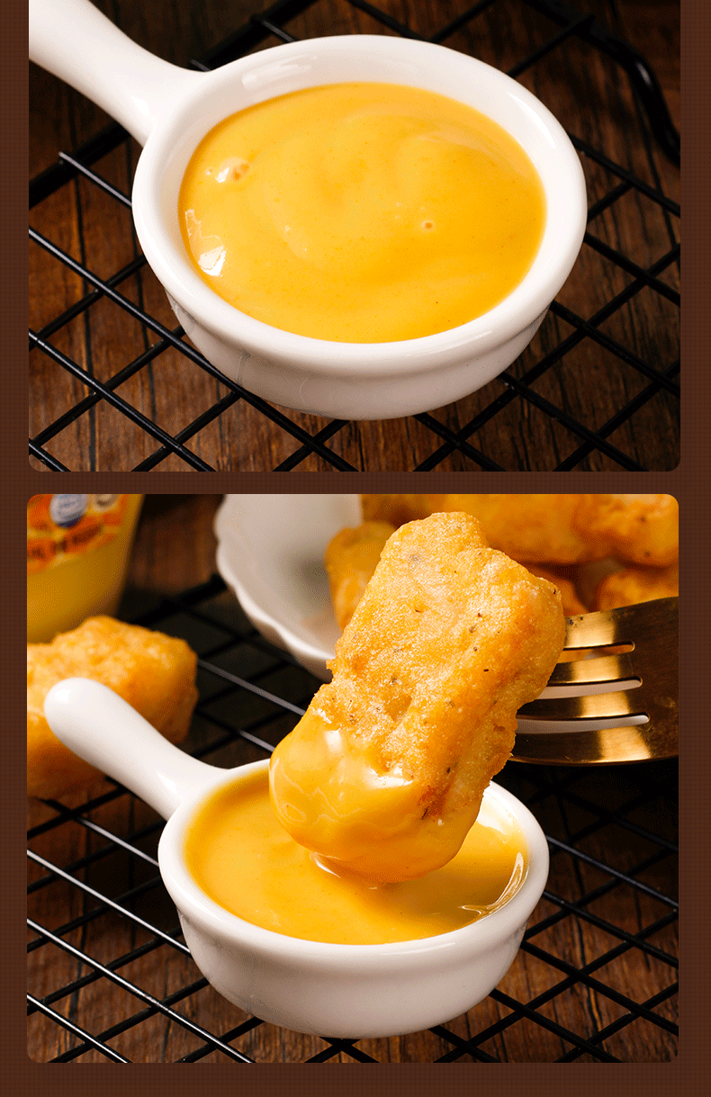 韩国进口不倒翁蜂蜜芥末酱韩式炸鸡蘸酱沙拉酱黄芥末酱调味酱料