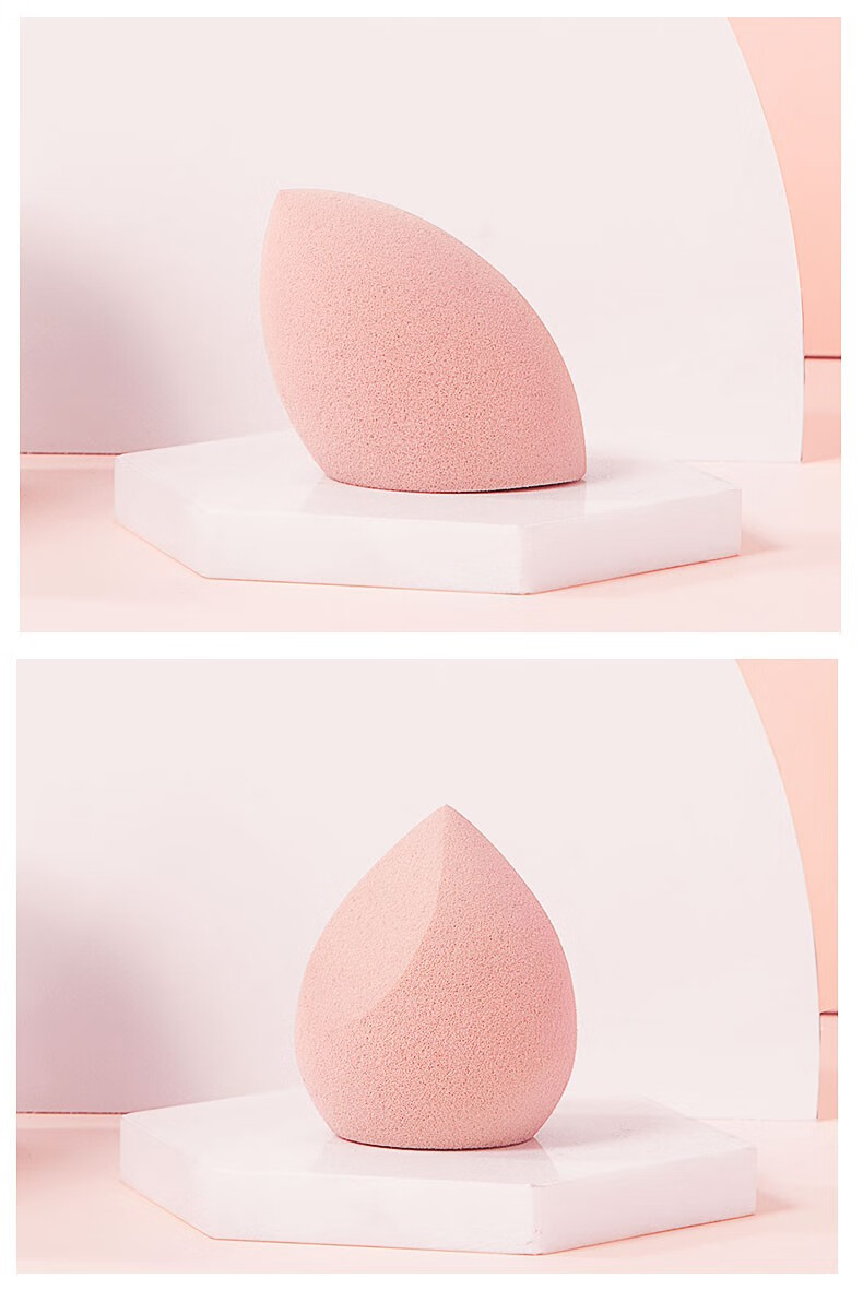 兔美妆蛋化妆蛋干湿两用不吃粉粉扑水滴状海绵蛋服帖细孔斜切带蛋壳